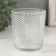 Bank for candles glass "You are beautiful" Transparent 200 ml 7.5x7.5x8.2 cm