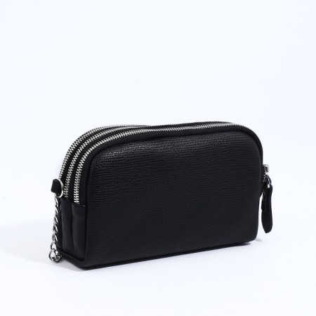 Richet Cross-Boda Bag on a zipper, black color-1
