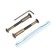 Lockland 002 strap handles, m/o 55 mm, bronze color