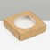 Box the team, craft, with a window, 11.5 x 11.5 x 3 cm