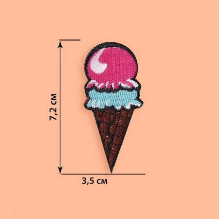 Thermal appliance "Ice cream", 7.2 × 3.5 cm, color colorful color-1