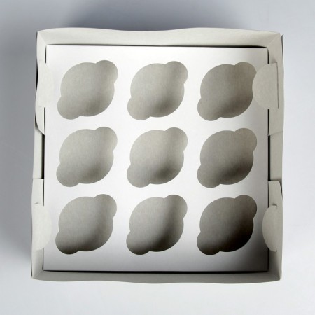 Packaging for 9 cupcakes, 25 x 25 x 10 cm-2