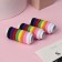 Hair elastic band "Mahrushka" (set 24 pcs) 2 cm, mix