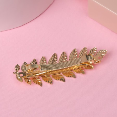 Liberty-automatic hairpin "Liberty" Vetochka, 8.8 cm, gold-1