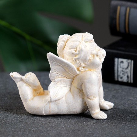 The figure "Elfin lies" gilding, 8x6x5cm-1