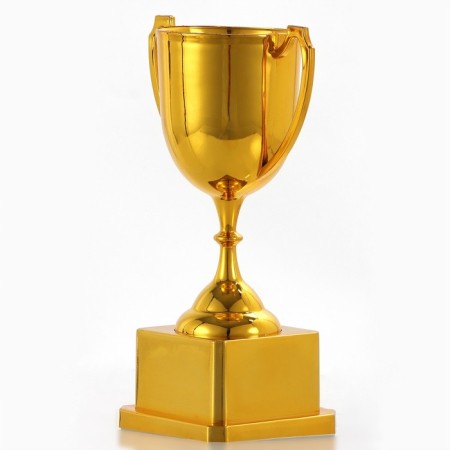 Cup 094, award figure, gold, plastic stand, 19.2 x 11.5 x 8 cm.-2