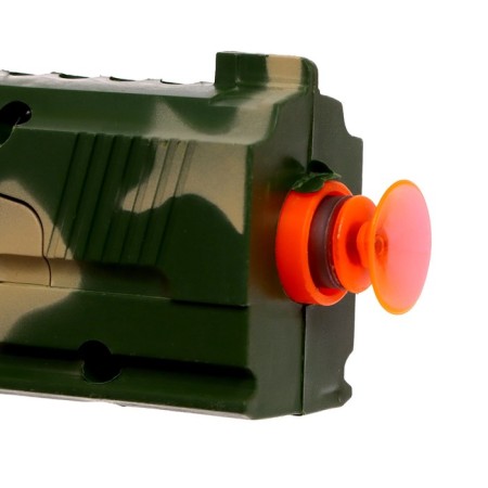 Glock Pistol, with targets and glasses, shoots suction cups-6