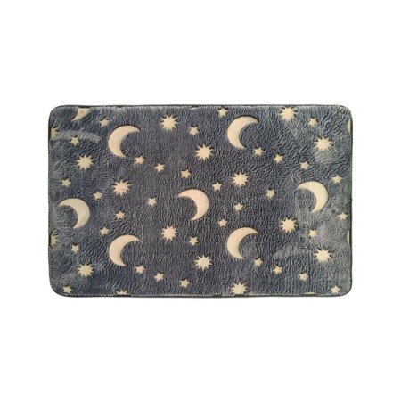 Bathroom mat 50x80 cm, Fresh night Black