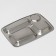 Stainless steel tray, 4 sections