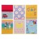 Notebook 18 sheets in the "Girls" line, cover coated cardboard, offset unit, mix