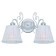 Sconces amanda, 2x40W E14, white color
