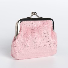 Women's wallet on the farmar, pink color