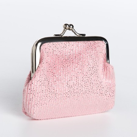 Women's wallet on the farmar, pink color