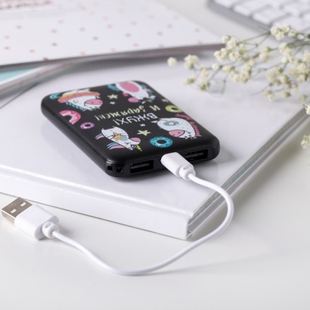 Set of headphones vacuum and external battery 5000 MAH "Unicorn"-6