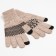 Female gloves, beige color, size 18