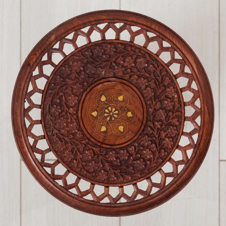 Table "sun" wood 30x30x63.5 cm-2