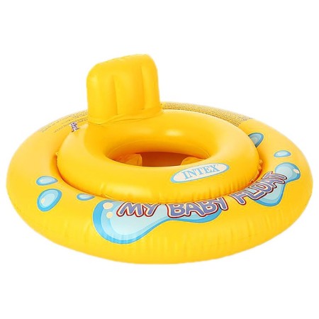 Circle for swimming My Baby Float, with a seat, D = 67 cm, from 1-2 years, 59574np intex-1