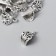 Bale (holder of d/pendant) Metal d/creativity "Lush color" silver G145B578 1.7x1.2 cm
