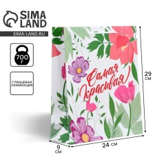 Gift Package Laminated, Packaging, “The Most Beautiful”, m 24 x 29 x 9 cm