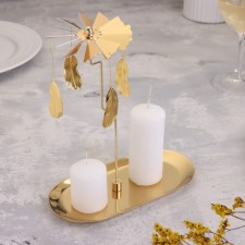 Carousel Carousel Curlery, Gold, Metal, 8.5 x 18 cm