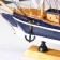 The ship Souvenir medium "Freya", the sides are blue, 33x31x5 cm, mix