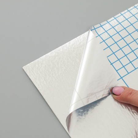PVC panel self -adhesive blue, 2.8 m, 50cm, thickness2mm-2