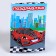 Diamond mosaic with a partial filling on the postcard "Racing Machine" for children