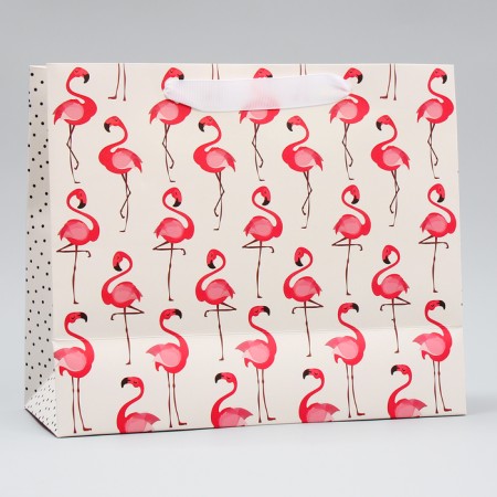 Package Gift Laminated Horizontal, Packaging, Flamingo, ML 27 x 23 x 11.5 cm-3