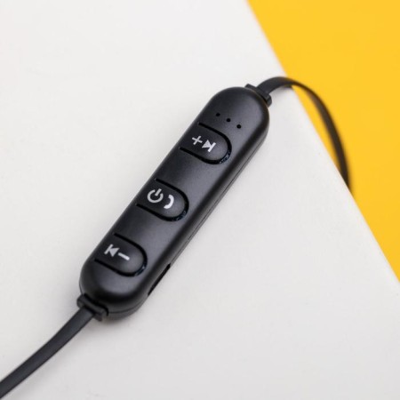 Wireless magnetic headphones with a microphone "Avocado", mod. I10, 9 x 13.5 cm-3