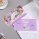 Money envelope "Happy Birthday!" Lavender, 16x8 cm