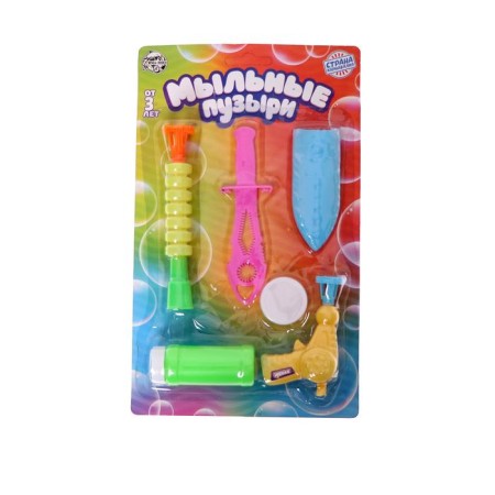 Soap bubbles + instruments for the game, mix-1