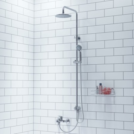 Shower Set Milardo Shower Set 3703F24M76, Upper Lake, Chrome-1