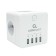 Network filter Cablexpert Cube Cube-4-U4-W, 4 P, 16A, 4xUSB, Ur. Protection 2+, White, box