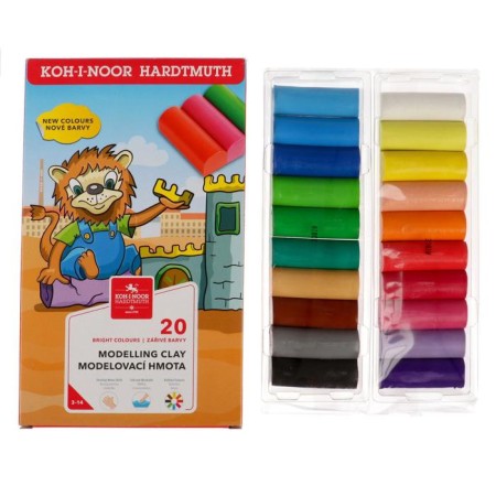 Plasticine 20 colors KOH-I-NOOR