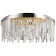 Ceiling chandelier Venecia 8x14 40w, size 60x60x34 cm, color chromium