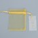 Bag Gift Organza Gold "Gift", with a nameplate, 10 x 12 cm +/- 1.5 cm