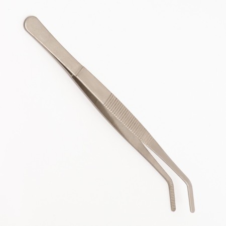 Pinzet for NomoyPet Terrarium made of stainless steel, curved, 20 cm-1
