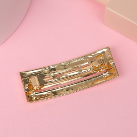 Labber Lava Hair Cliff Automate Rectangle, 2.5x7 cm, gold-1