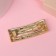 Labber Lava Hair Cliff Automate Rectangle, 2.5x7 cm, gold