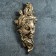 Mask panel 33x16x5 cm, bronze with gilding