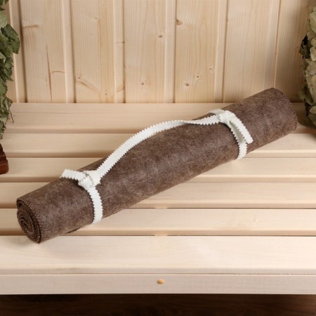 A sunbed for the bath "Classic", felt, dark, 150x50cm-11