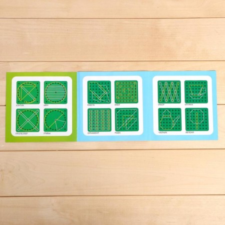 District “Transport” geobard with interchangeable pictures and rubber bands, according to the Montessori method-10