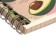 A notebook of 60 sheets in a cage on the rowing "Avocado", cover shaking cardboard, VD-LK, block No. 2 (gray sheets), mix