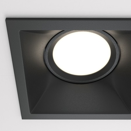 The built-in lamp Technical DL029-2-02B, 2x50W, 17.3x9x4.2 cm, GU10, black color black-1