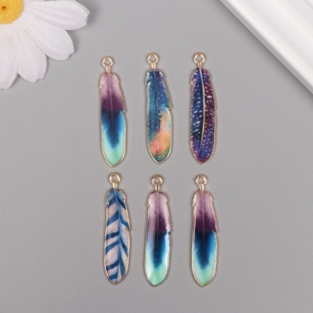 Decor for creativity Metal, enamel "Color Fike" mix 4x0.9 cm