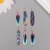 Decor for creativity Metal, enamel "Color Fike" mix 4x0.9 cm