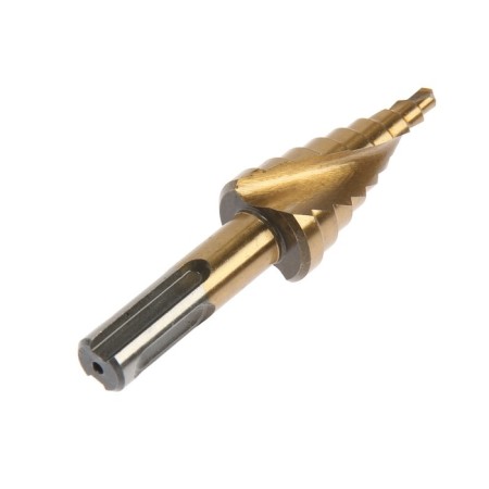 Drill step tundra pros, tin, spiral profile, SDS-Plus, 4-20 mm-1