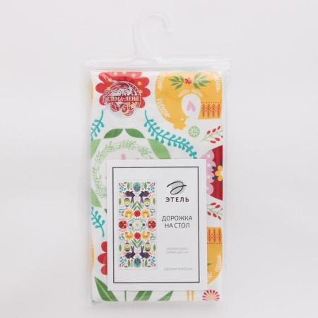Walking on the Ethel table "Easter Scandinavia" 30x70 cm, 100% cotton, sarzha 190 g/m2-1