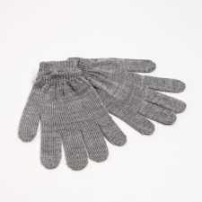 Gloves female, light gray, size 18