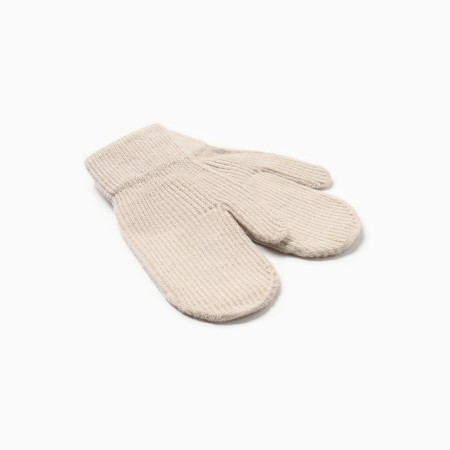 Baby mittens minku, beige color, 18 cm-1